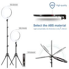 Zomei 18 Dimmable Lighting Studio Led Ring Light 3200 5600k Let S Online Shopping