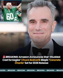 🚨 BREAKING: Amazon Announces Star-Studded Cast for Eagles' Chuck Bednarik  Biopic 'Concrete Charlie' Set for 2026 Release👇 #FlyEaglesFly  #EaglesNation #gobirds #Phillies