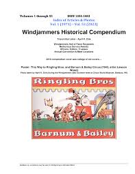 Windjammers Historical Compendium