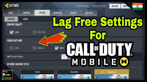 Lag Free Settings For Call Of Duty Mobile Codm Lag Fix Mr Ig Youtube