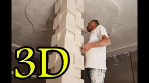 طريقة سهلة لتزيين عمود بالجبس an easy way to decorate a column with plaster youtube home decor decals decor home decor