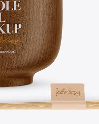 Download Wooden Noodle Bowl Mockup In Cup Bowl Mockups On Yellow Images Object Mockups PSD Mockup Templates
