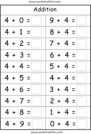 Math Worksheet Math Fact Worksheets Kindergarten Addition Worksheets Addition Kindergarten
