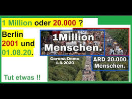 1 Million Oder 20 000 Demo Teilnehmer Ein Schoner Vergleich Berlin 2020 Und 2001 Von Ard Und Zdf Youtube