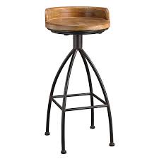 Scottsbury black wood bar stool with slat back and walnut seat (set of 2) (19.14 in. Soho Stool Laylagrayce Home Bar Furniture Vintage Industrial Furniture Stool