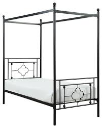 Cumberland canopy bed, metal bed rail included, queenby hillsdale furniture, llc. Grayton Canopy Metal Platform Bed Mediterranean Canopy Beds By Lexicon Home