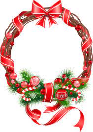 Christmas Png Wreath Ornament Clipart Christmas Wreath Clipart Christmas Photo Frame Christmas Picture Frames