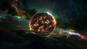 wallpapers nebula planets solar system