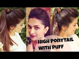 It is always easy to achieve, simple, and are in fashion all the time. 3 Easy Everyday High Ponytail Hairstyles With Puff For School College Work Deepika Padukone Youtube