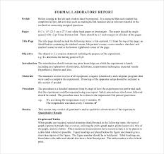 Formal Lab Report Template 2 Templates Example Templates Example Lab Report Template Report Template Lab Report