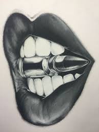Realism Bite The Bullet Tattoo Pin On Tattoos