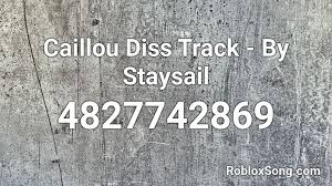 (shinzou wo sasageyo!, translated as dedicate your heart!) by linked horizon is the opening theme for the second season of the there're many other roblox song ids as well. Caillou Song Id