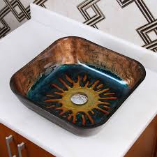 elite square volcanic pattern bathroom