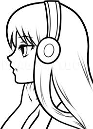 Learn how to draw anime simply by following the steps outlined in our video lessons. How To Draw An Anime Music Girl Step By Step Drawing Guide By Dawn Dragoart Com