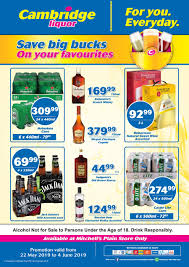 Cambridge Liquor Mitchells Plain May Month End 22 May 4 June 2019 M Guzzle Co Za