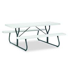 Maybe you would like to learn more about one of these? Amazon Com Iceberg Ice65923 Ice Indestructable Too 1200 Series Steel Legs Resin Picnic Table 600 Lbs Capacity 72 Length X 29 Height Platinum Patio Lawn Garden