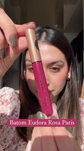 Batom Semi Mate Rosa Paris Eudora