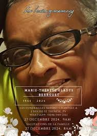 Hello Everyone. I want to thank everyone, Family, Friends near and far who  who send their words of comfort, support and love to my brother Alain  Durand and I through these very