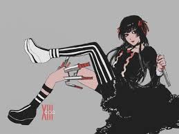 Juuzou Suzuya With His Black Dress From Tgre Daraensuzu Juuzou Suzuya Tokyo Ghoul Anime