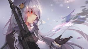 This hd wallpaper is about anime, anime girls, girls with guns, original wallpaper dimensions is 2560x1453px, file size is 531.08kb. Desktop Wallpaper Girls Frontline White Hair Anime Girl Gun Hd Image Picture Background Tsmnyf