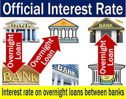 A bank is a financial institution licensed to receive deposits and make loans. What Is The Official Interest Rate Market Business News