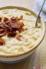 Stir in the cheese, chives and macaroni. Campbell Soup Recipes With Cheddar Soup Macoroni And Cheese Mac And Cheese With Bacon This Is Not Diet Food It Is Important To Use Full Fat Evaporated 6 Lbc2710