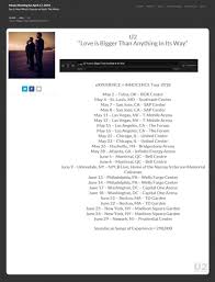 U2 Love Is Bigger Than Anything In Its Way Live U2songs U2 Love Is Bigger Than Anything In Its Way Promotional Release