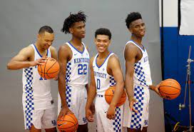 The kentucky wildcats debuted new home uniforms for the upcoming season during the team's picture head coach john calipari tweeted a team photo of his players in the new uniforms, while. Kentucky S Use Of Checkerboard On Uniforms Is Hotly Debated Lexington Herald Leader