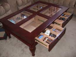 This impeccably built, solid wood, with rich mahogany finished piece, would be a welcomed addition to your home or office. Coffee Table Humidor Pics Cigar Forums