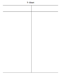 T Chart Template Template