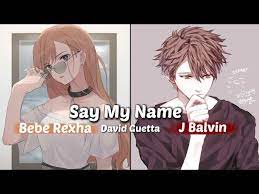 Beetlejuice say my name lyric video beetlejuice original broadway cast recording out now performed by alex brightman Nightcore Say My Name Switching Vocals Lyrics Youtube