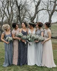 Mismatched Neutral Bridesmaid Dresses For Our Scottish Wedding At Neutral Bridesmaid Dresses Mismatched Blush Bridesmaid Dresses Bridesmaids Dress Inspiration