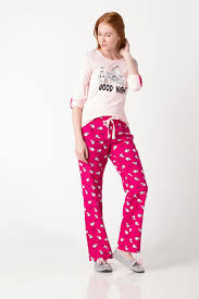 Fusya Kadin Desenli Pijama Takimi 372420 Lazy Day Outfits Pajamas Women Pajama Set