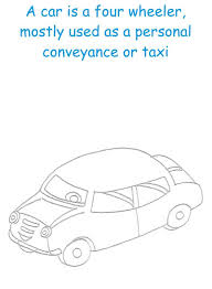 Back to coloring pages 4 wheeler. Car Printable Coloring Page For Kids