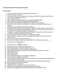 A Physical Science Worksheets Is A Few Short Questionnaires On An Important Topic A Worksheet Can There Will Be An In 2020 Science Worksheets Physical Science Science