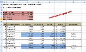 Mari kita lanjutkan diskusi kita tentang penggunaan rumus excel dalam mengelola data di excel. Contoh Membuat Perhitungan Gaji Karyawan Dengan Rumus Excel Fungsi Dan Rumus Excel Lengkap