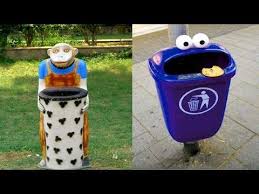 Unique And Creative Dustbins Trash Can Decoration Ideas Recycling Bins Recycling Bins For Home Recycling Bins Kitchen