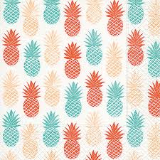 Bei myloview vereinen wir fotos der besten künstler mit modernster technologie und hervorragenden druckmaterialien. Servietten Ananas Muster Ganzjahres Servietten Paper Design
