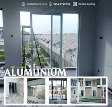 Harga pintu kaca tempered, pintu kaca aluminium, partisi kaca frameless, pintu kaca shower, pintu kaca lipat, pintu geser,. Model Pintu Aluminium Master Tukang