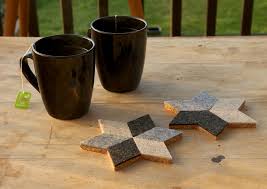 If you have never crafted before, diy coasters are a great place to start! Felt Crafts Diy Geometric Coasters