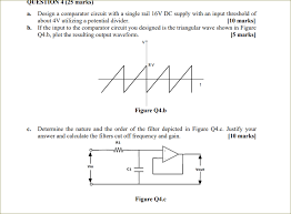 One of these tools is the ability to add crop marks in indesign. Question 4 25 Marks Design A Comparator Circuit Chegg Com