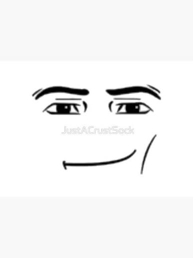 The man face" Poster for Sale by JustACrustSock | Redbubble