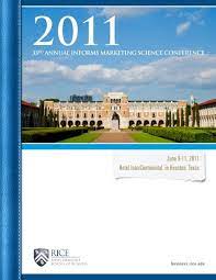 Ta osoba nie posiada jeszcze noty biograficznej. 2012 Informs Marketing Science Conference June 7