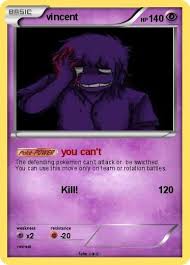 Now it's time to print the page with a color printer, to carefully cut your card and to glue it on the back of a real pokémon card (a doubles card that you can sacrifice). Design And Print Your Own Pokemon Card Pokemon Card Maker Custom Black And White Cards Fnaf Night Guards Fnaf Fnaf Funny