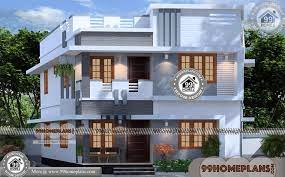 Modern Style House With Two Storey House Design With Floor Plan With Elevation Having 2 Floor 4 Tot House Arch Design Bungalow House Design House Front Design