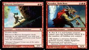 Advanced search engine for magic: Krekos Goblin Gangland Deck Magic 2013 Dotp Youtube