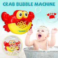 4 out of 5 stars with 27 ratings. Crab Automatic Bubble Maker For Baby Bubble Machine Flashing Lights Musical Bath Toy Walmart Com Walmart Com