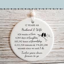 Amazon.com: 12 Years for Couple,12th Wedding for Wife or Husband,Silk  Anniversary Marriage Presents for Her or Him : Clothing, Shoes & Jewelry