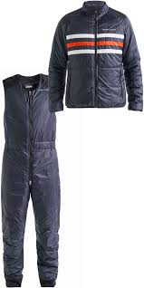 2019 Henri Lloyd Mens Fremantle Stripe Liner Jacket Salopettes Combi Set Navy Blue