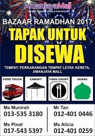 Maybe you would like to learn more about one of these? Tapak Bazar Ramadhan 2017